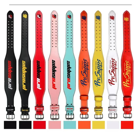 Weightlifting Leather Belt Fitness Training Waist Brace Belt Lumbar Protector Squats Deadlift Bodybuilding Gym Back Support