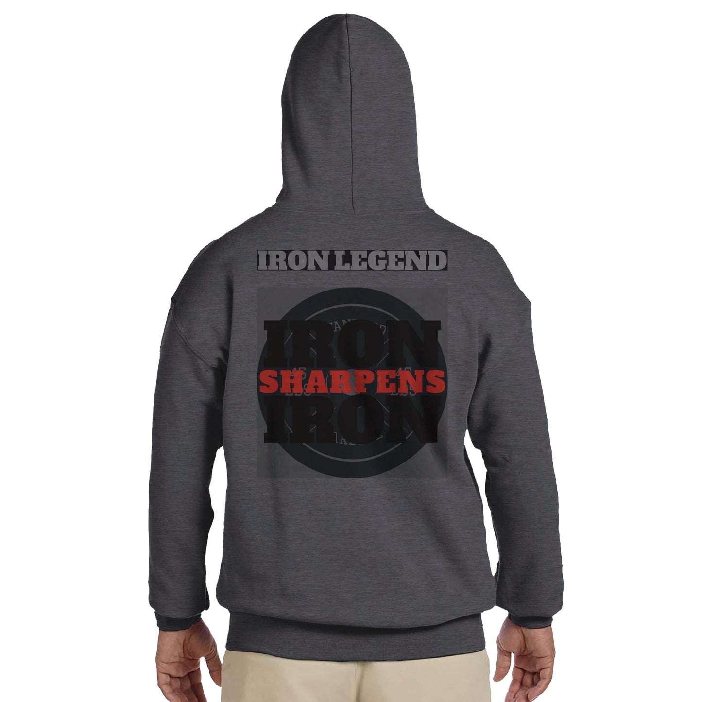 The Iron Legend Proverbs Hoodie - Asphalt