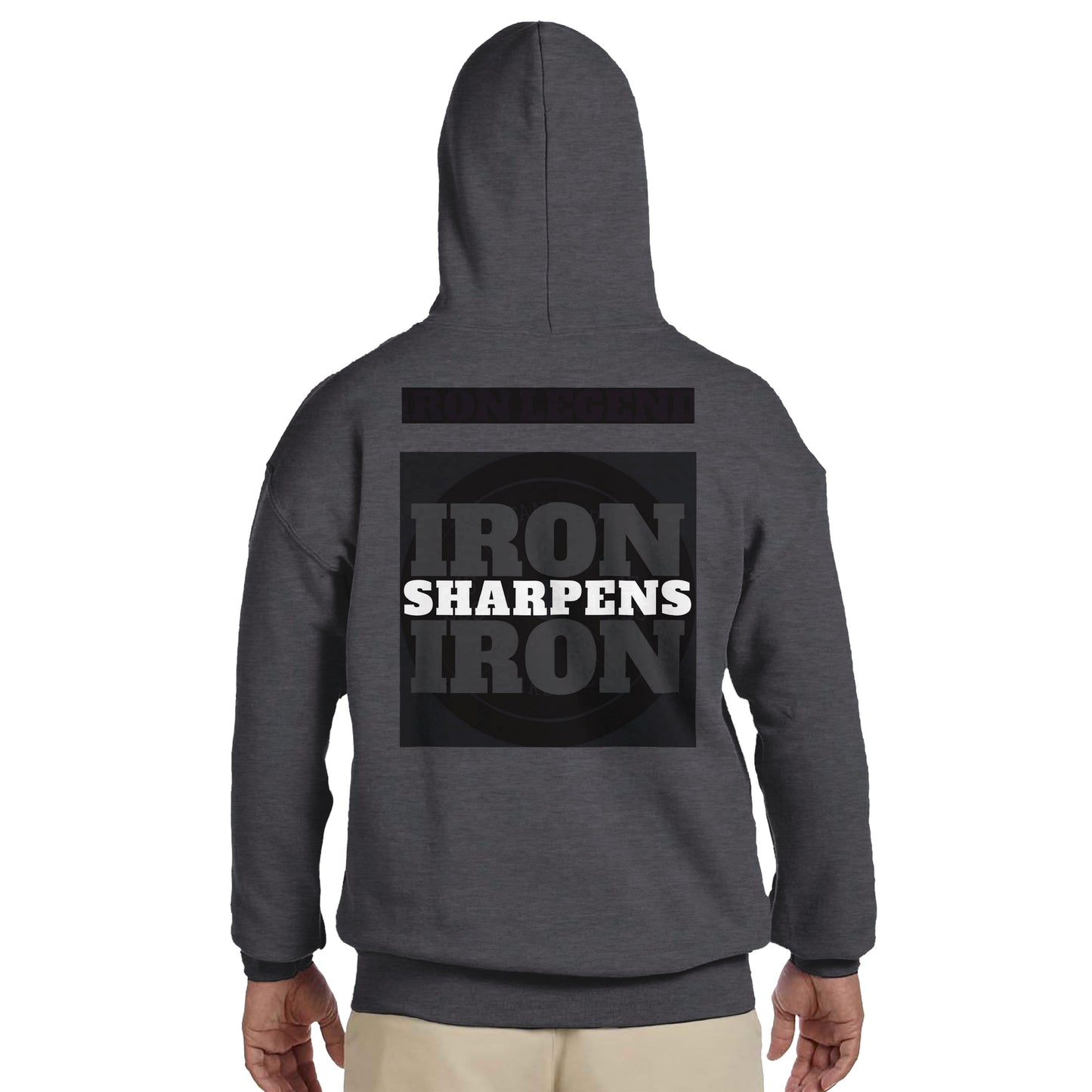 The Iron Legend Proverbs Hoodie - Asphalt
