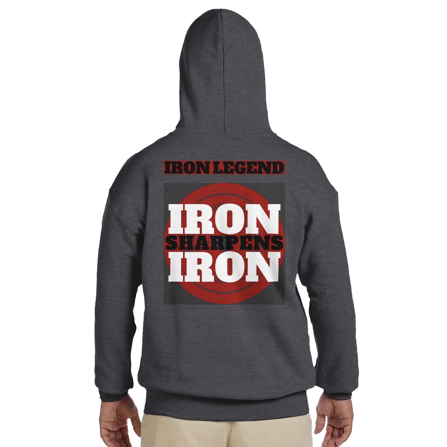 The Iron Legend Proverbs Hoodie - Asphalt