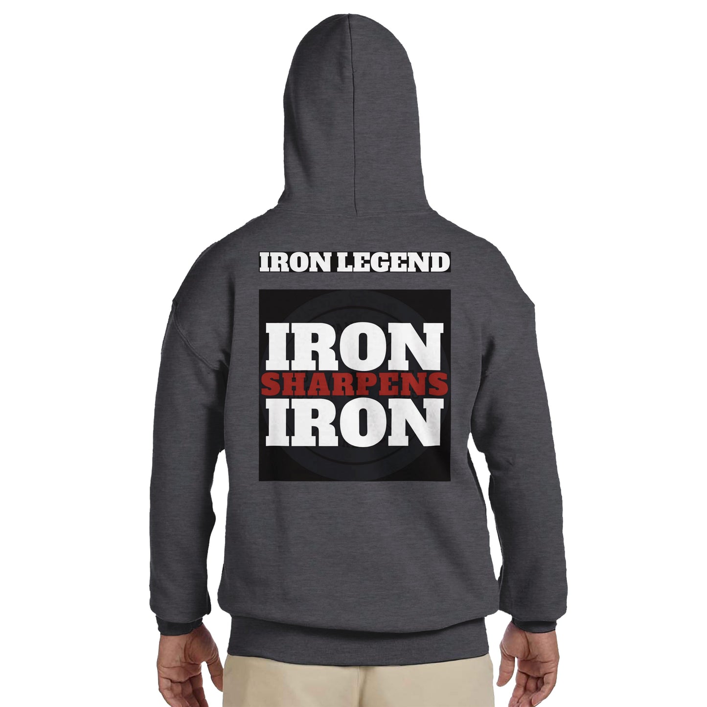 The Iron Legend Proverbs Hoodie - Asphalt