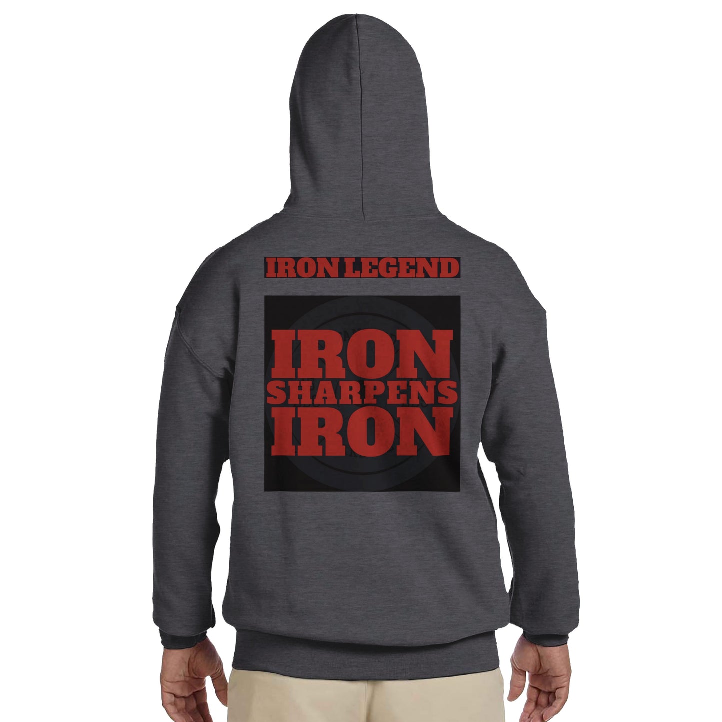 The Iron Legend Proverbs Hoodie - Asphalt