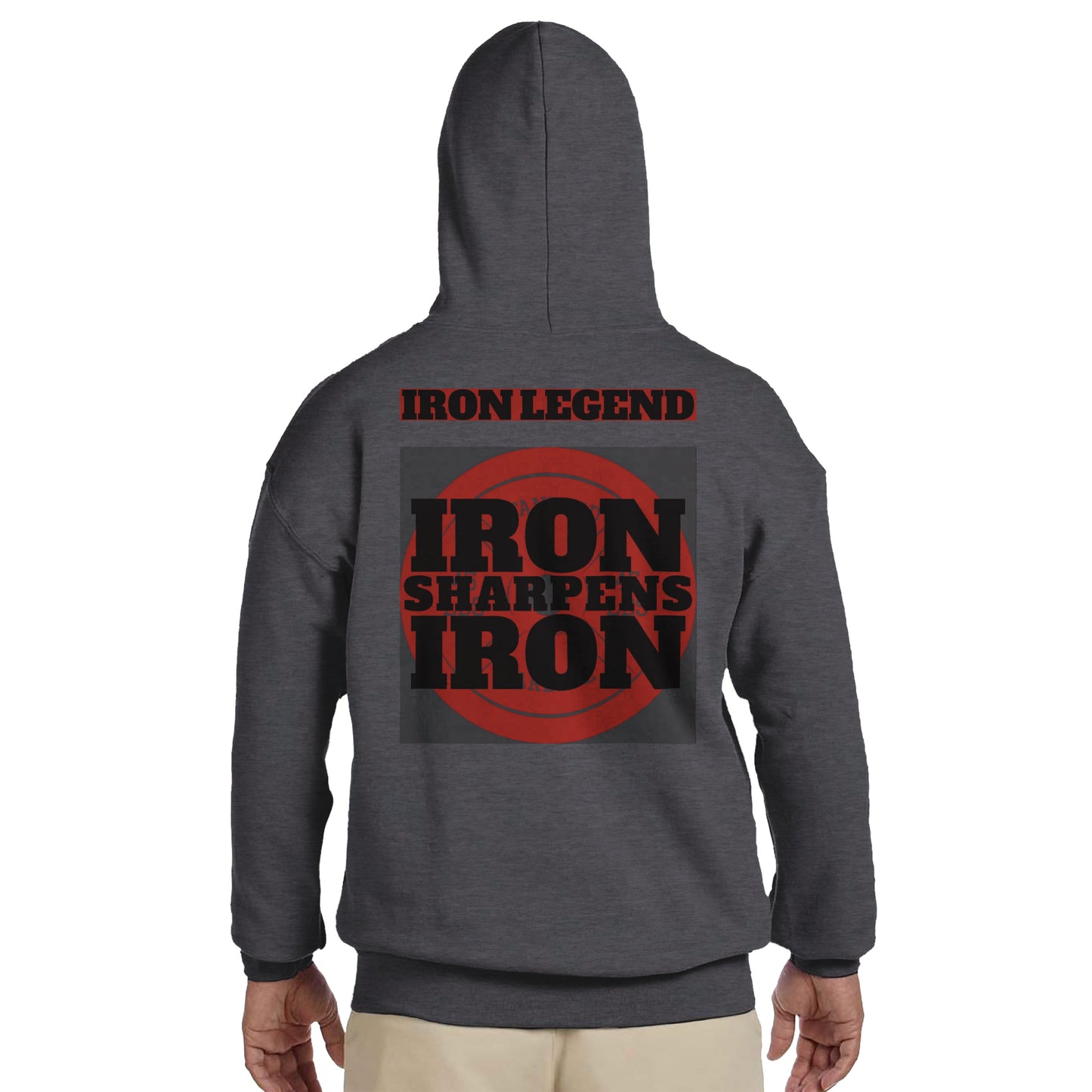 The Iron Legend Proverbs Hoodie - Asphalt