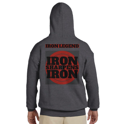 The Iron Legend Proverbs Hoodie - Asphalt