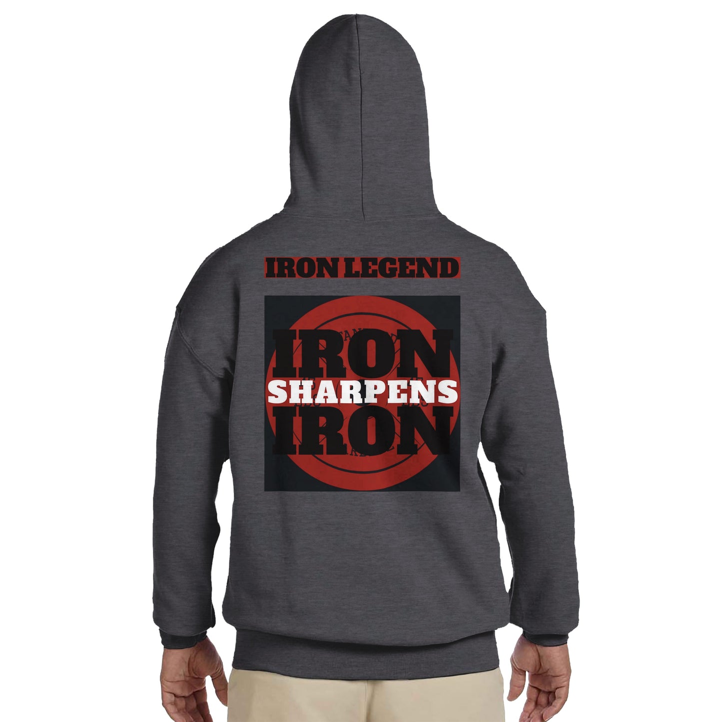 The Iron Legend Proverbs Hoodie - Asphalt