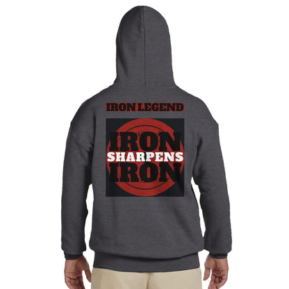 The Iron Legend Proverbs Hoodie - Asphalt