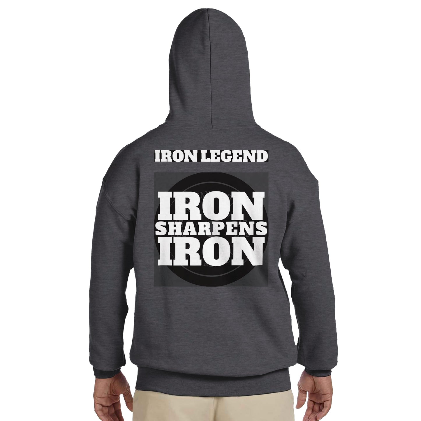 The Iron Legend Proverbs Hoodie - Asphalt