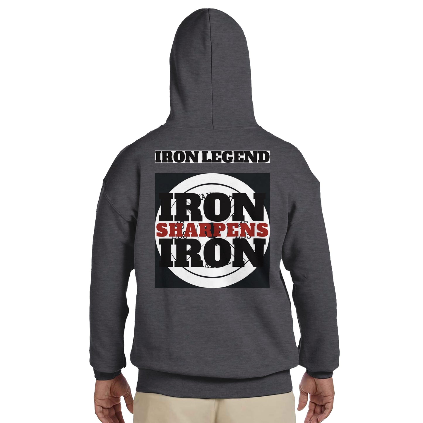 The Iron Legend Proverbs Hoodie - Asphalt