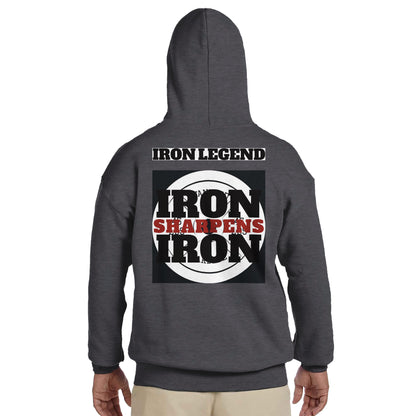 The Iron Legend Proverbs Hoodie - Asphalt