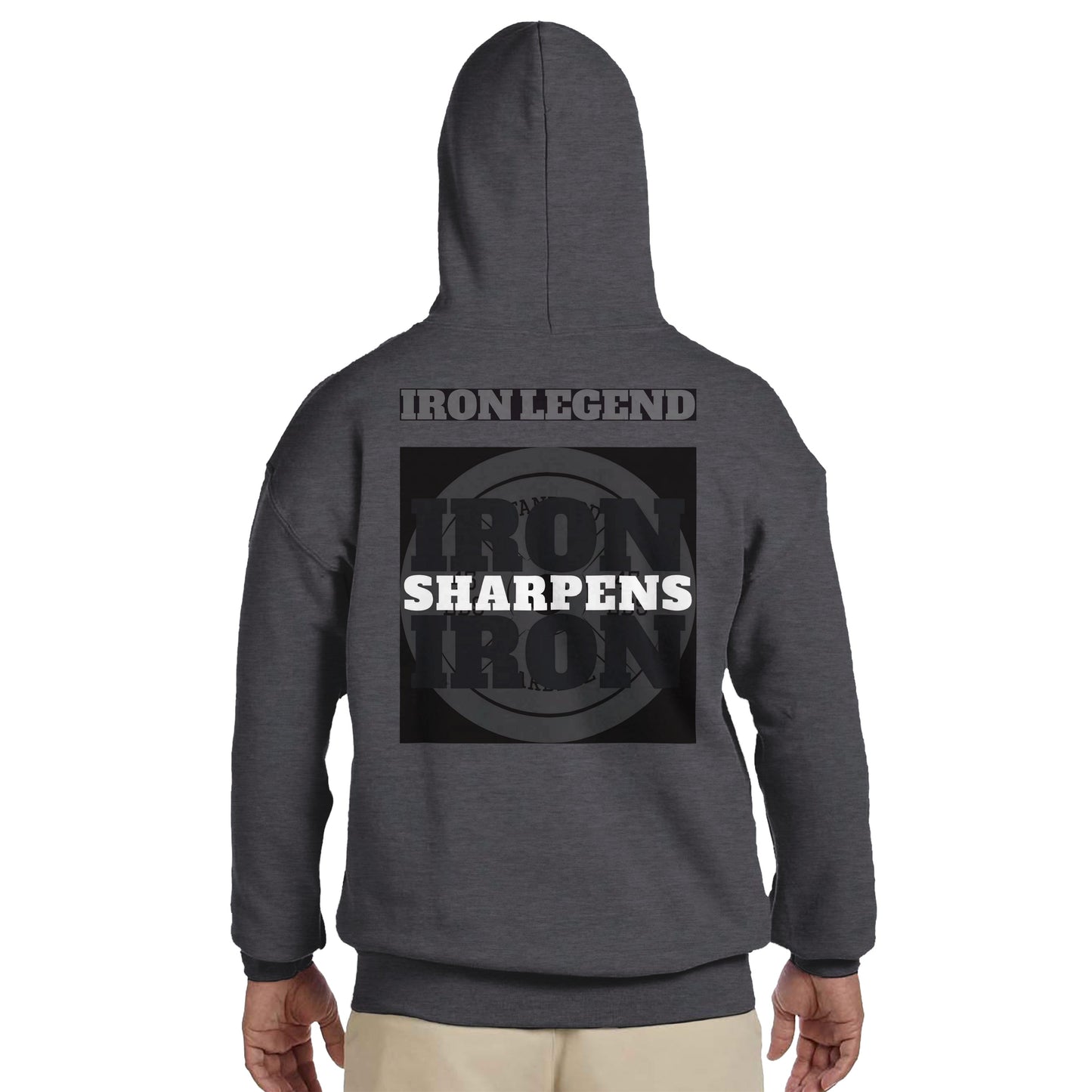 The Iron Legend Proverbs Hoodie - Asphalt
